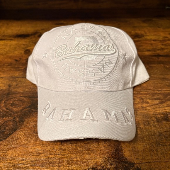 Dorsett Bahamas Souvenir Baseball Cap‎ Embroidered Adjustable White - Picture 1 of 5